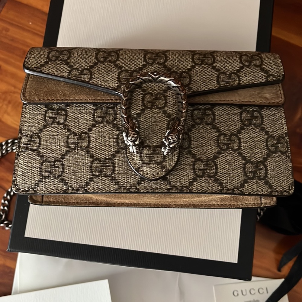 Gucci Dionysus GG Supreme Supermini Bag - Picture 2 of 8